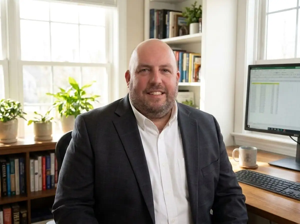 Andy Culver in his office